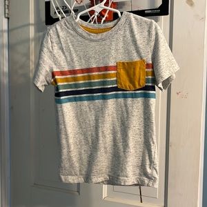 Boys striped pocketed shirt